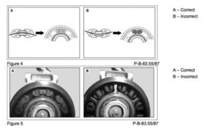Mercedes belt noise figs 4 and 5