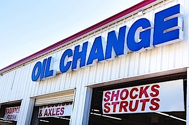 Oil and lube shop