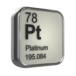 3d render of Platinum element design