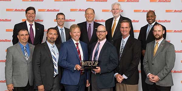 MotoRad Honored With AutoZone's 'WITTDTJR' Award