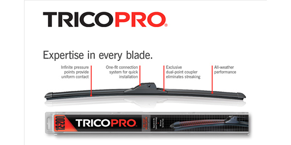Trico Wiper Blades Size Chart